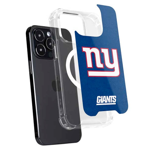 NFL New York Giants Distressed iPhone 15 Pro MagSafe Case